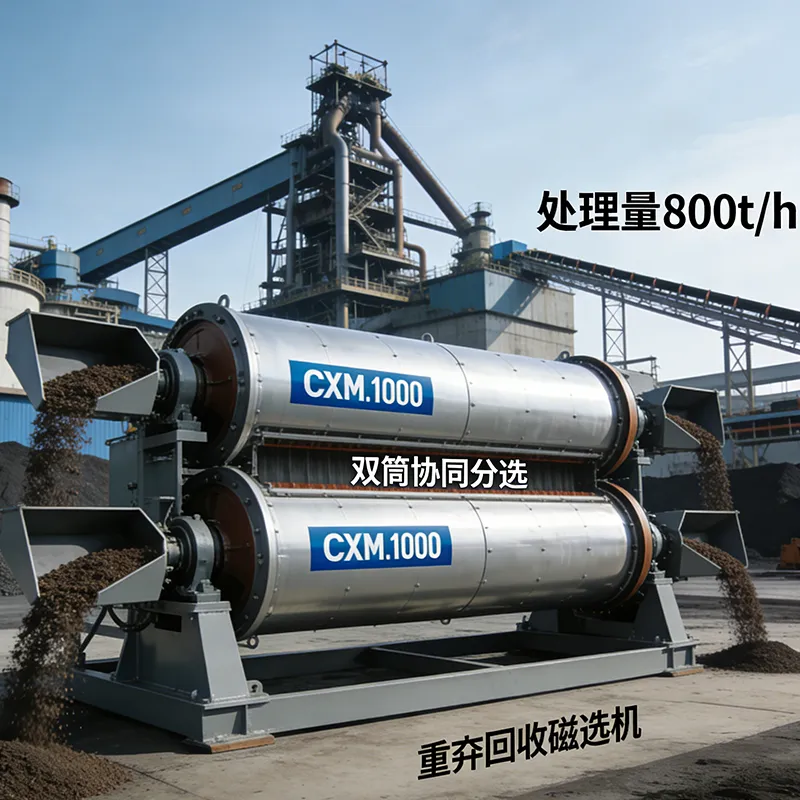 Двухбарабанный магнитный сепаратор для регенерации тяжелой среды CXM-1000.5